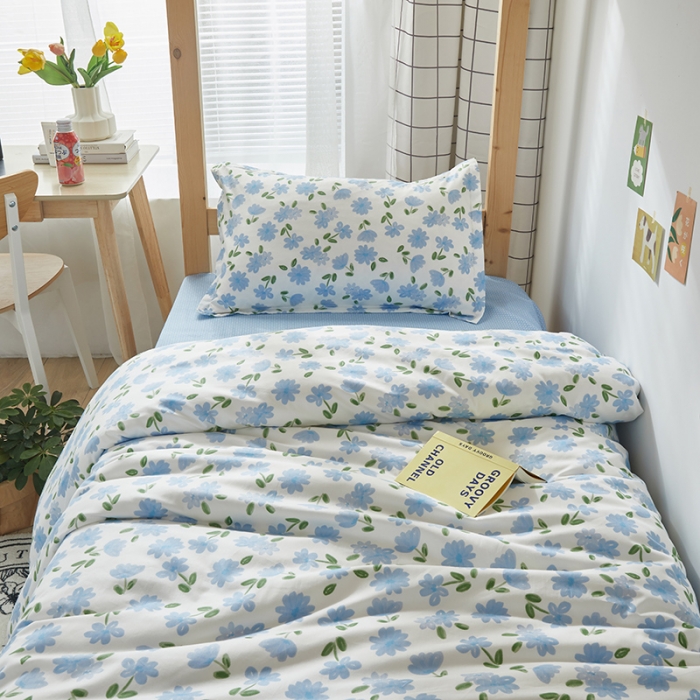 91家纺网 家纺一手货源 找家纺 怡家居 2023新款开学季全棉学生宿舍六件套 三生三世