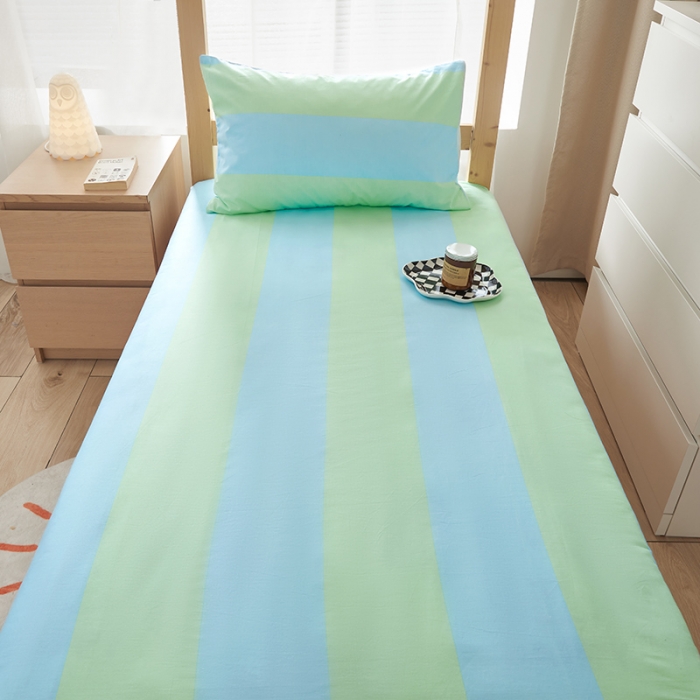 91家纺网 家纺一手货源 找家纺 怡家居  2023新款棉加水晶绒开学季学生床垫套 夏日冰