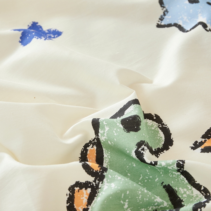 91家纺网 家纺一手货源 找家纺 怡家居  2023新款棉加水晶绒开学季学生床垫套 小恐龙