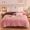 91家纺网 家纺一手货源 找家纺 甜之梦2025牛奶绒纯色拼色单品四件套被套（可定制尺寸）淡粉加深灰拼色