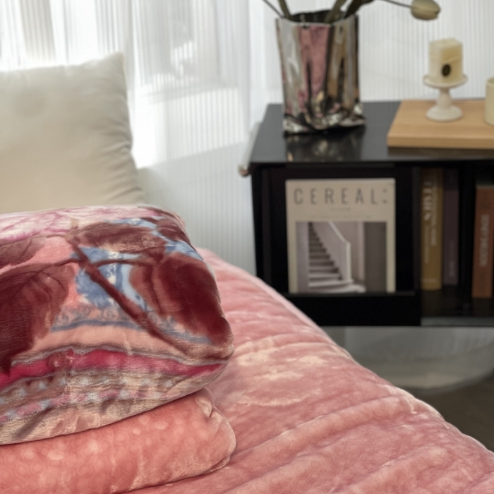 91家纺网 家纺一手货源 找家纺 （总）缔缦 2022新款More design毛毯 天鹅绒毯