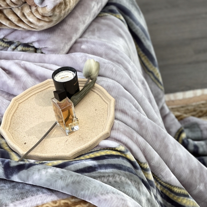 91家纺网 家纺一手货源 找家纺 缔缦 2022新款More design毛毯 天鹅绒毯 卡其