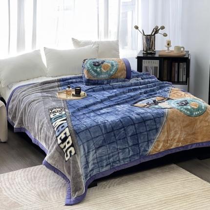 缔缦 2022新款More design毛毯 云丝毯 英伦蓝