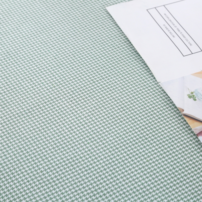 91家纺网 家纺一手货源 找家纺 恋尚羽 2025新款千鸟格加厚纯棉老粗布凉席三件套 千鸟格-绿