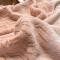 91家纺网 家纺一手货源 找家纺 莱登卡奴 2023新款色织牛奶绒印花四件套系列 波浪-粉