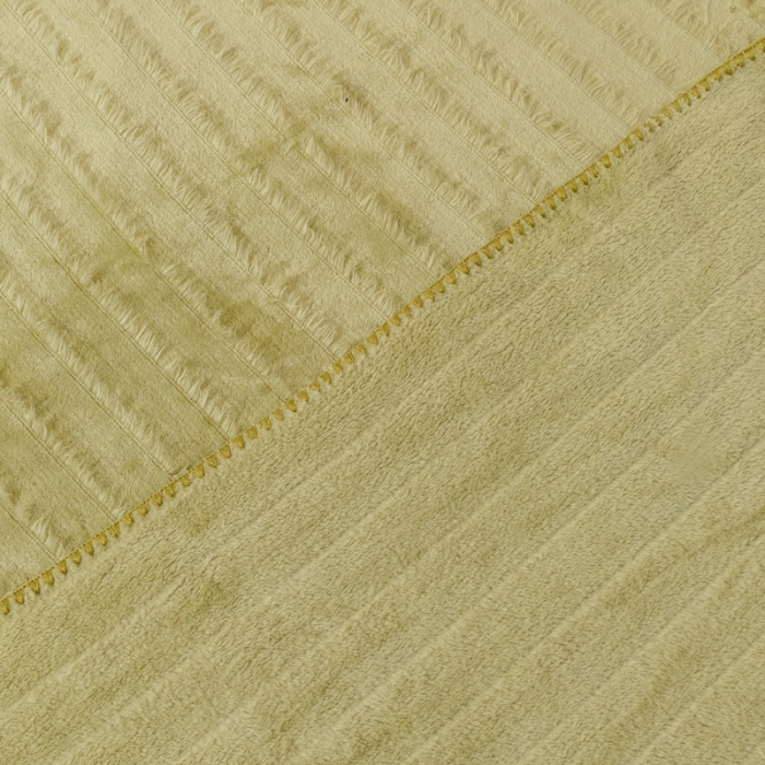 91家纺网 家纺一手货源 找家纺 乐嘉盈 2025牛奶绒流苏毯毛毯办公室家用两用毯直播 芥末绿