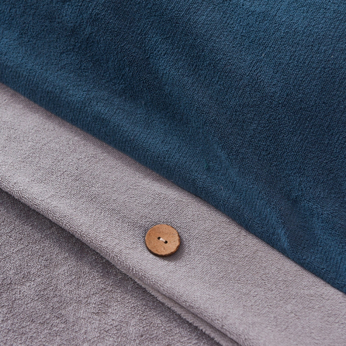 91家纺网 家纺一手货源 找家纺 欧冠 2022秋冬新款高端刺绣牛奶绒四件套 宝蓝-灰