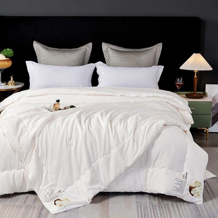 91家纺网 家纺一手货源 找家纺 （总）丽卡家纺 2023新款蚕蛹蛋白大豆子母被