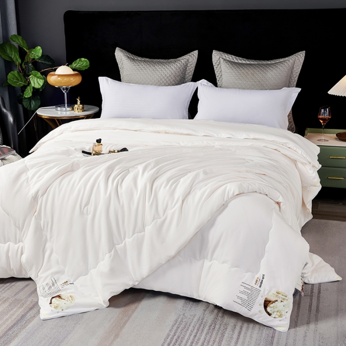 91家纺网 家纺一手货源 找家纺 （总）丽卡家纺 2023新款蚕蛹蛋白大豆子母被