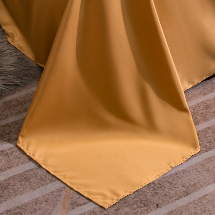 91家纺网 家纺一手货源 找家纺 氧家2025新款水洗天丝轻奢风印花四件套 斐蒂斯绿