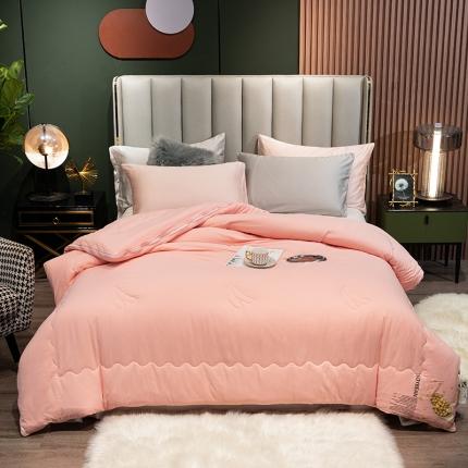 91家纺网 家纺一手货源 找家纺 心梦泽 2025新款超柔软糯被子被芯拉链子母被二合一双胎被