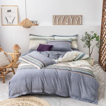 91家纺网 家纺一手货源 找家纺 （总）氧家 2022新款60支兰精天丝印花四件套