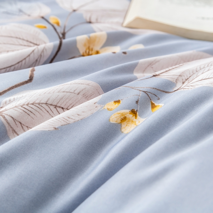 91家纺网 家纺一手货源 找家纺 氧家 2022新款60支兰精天丝印花四件套 爱菲拉尔