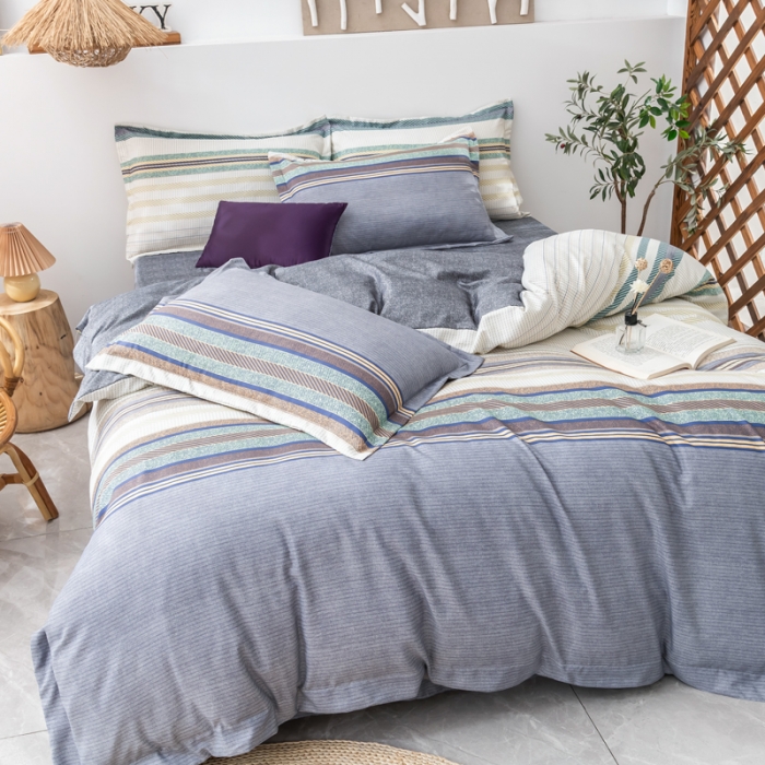 91家纺网 家纺一手货源 找家纺 氧家 2022新款60支兰精天丝印花四件套 般若