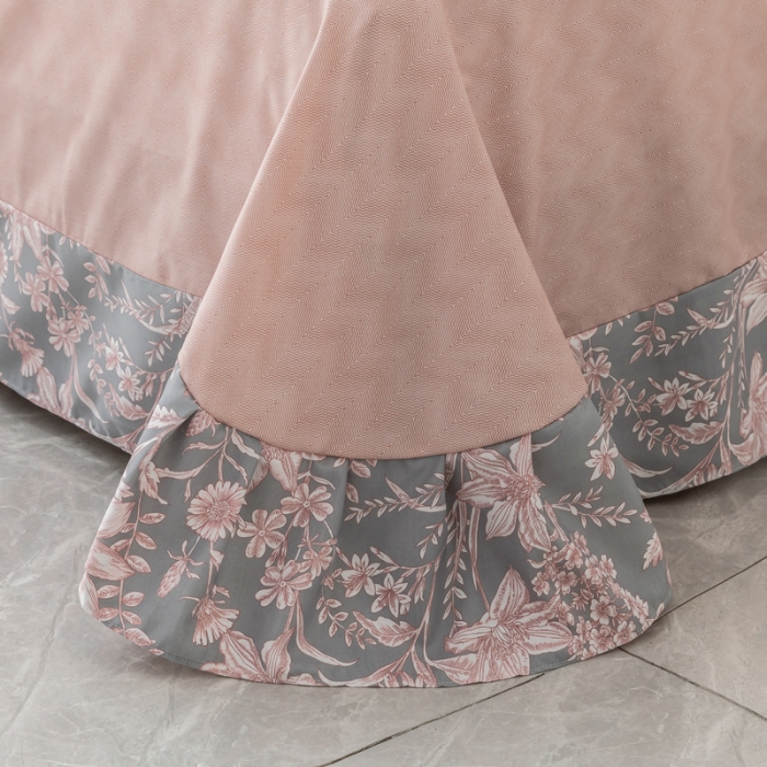 91家纺网 家纺一手货源 找家纺 氧家 2022新款60支兰精天丝印花四件套 梵花香