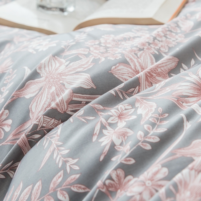 91家纺网 家纺一手货源 找家纺 氧家 2022新款60支兰精天丝印花四件套 梵花香