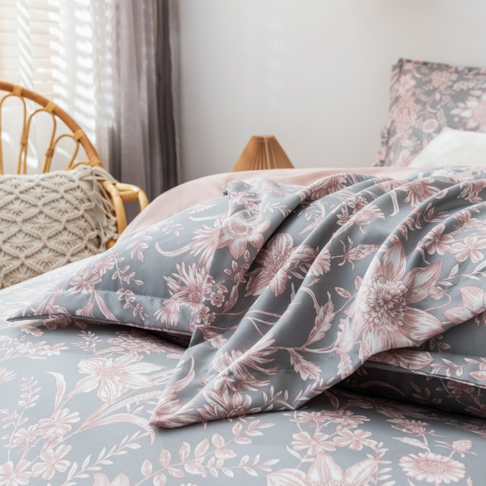 91家纺网 家纺一手货源 找家纺 氧家 2022新款60支兰精天丝印花四件套 梵花香