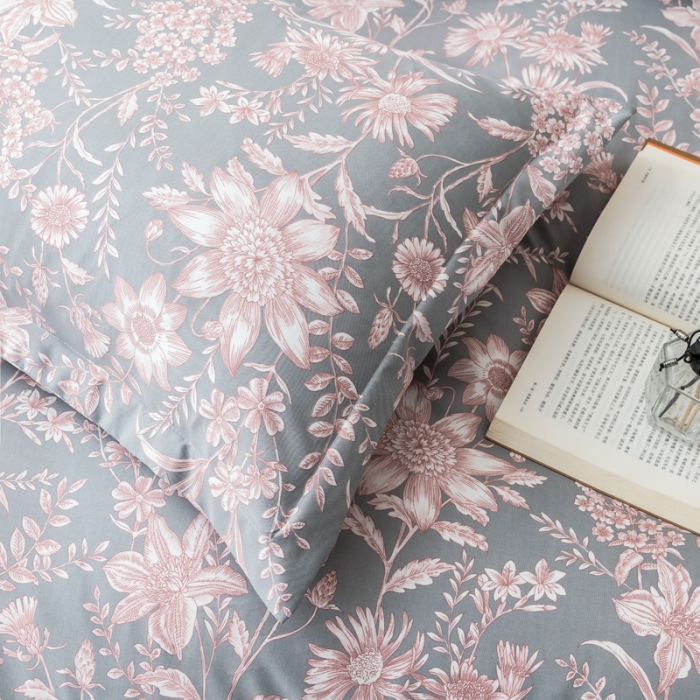 91家纺网 家纺一手货源 找家纺 氧家 2022新款60支兰精天丝印花四件套 梵花香