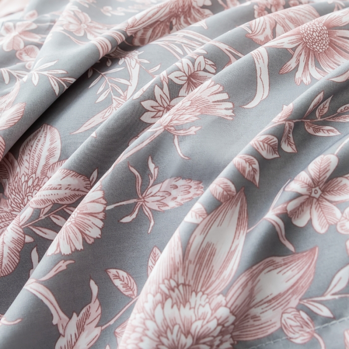 91家纺网 家纺一手货源 找家纺 氧家 2022新款60支兰精天丝印花四件套 梵花香