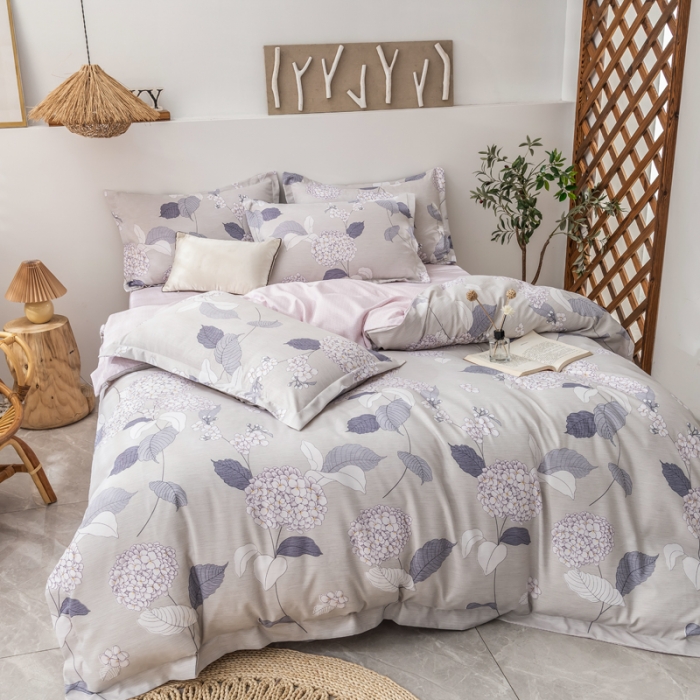 91家纺网 家纺一手货源 找家纺 氧家 2022新款60支兰精天丝印花四件套 时瑜