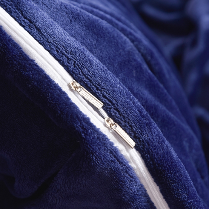 91家纺网 家纺一手货源 找家纺 简爱 2025保暖双面绒法莱绒刺绣四件套-S款MISS系列 绒miss-藏青