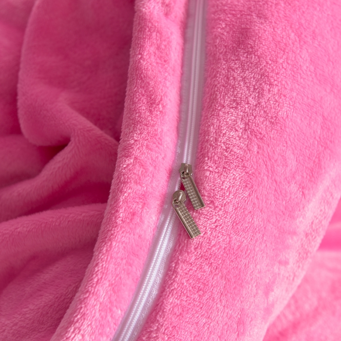 91家纺网 家纺一手货源 找家纺 简爱 2025保暖双面绒法莱绒刺绣四件套-S款MISS系列 绒miss-粉红