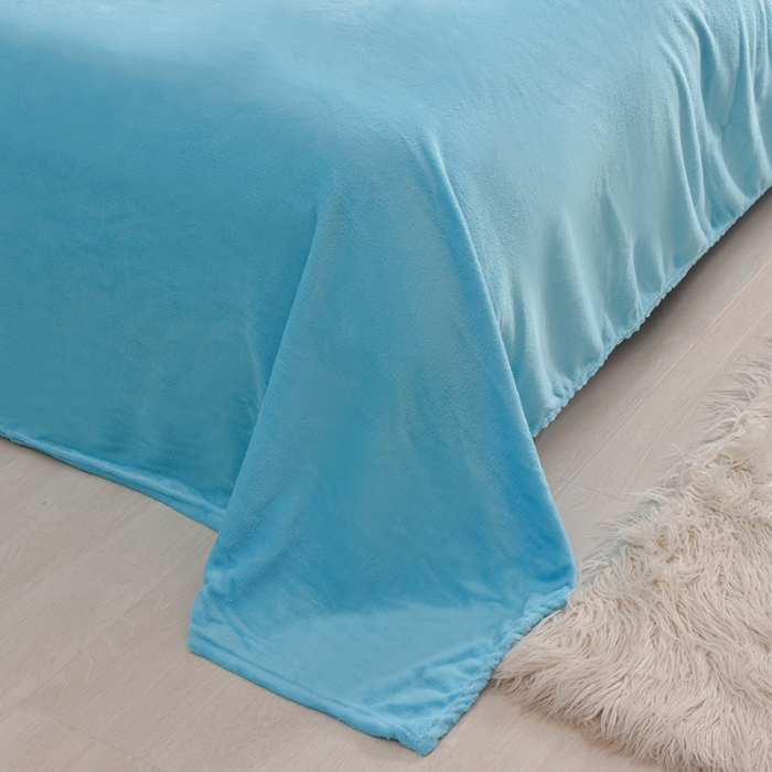 91家纺网 家纺一手货源 找家纺 简爱 2025保暖双面绒法莱绒刺绣四件套-S款MISS系列 绒miss-湖蓝