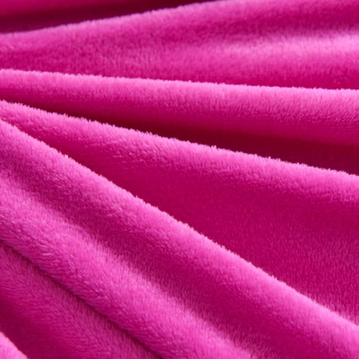 91家纺网 家纺一手货源 找家纺 简爱 2025保暖双面绒法莱绒刺绣四件套-S款MISS系列 绒miss-玫红