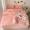 91家纺网 家纺一手货源 找家纺 总盛馨2023新款加厚宝宝绒纯色撞色牛奶法莱绒床笠四件套