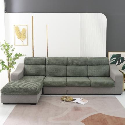 91家纺网 家纺一手货源 找家纺 （总）启博家纺 2022新款泡泡纱弹力坐垫套沙发套头枕套