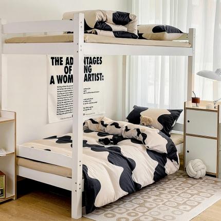 91家纺网 家纺一手货源 找家纺 （总）昔可 2022新款开学季全棉卡通印花学生三件套