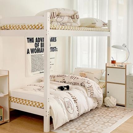 91家纺网 家纺一手货源 找家纺 （总）昔可 2022新款开学季全棉卡通印花学生三件套