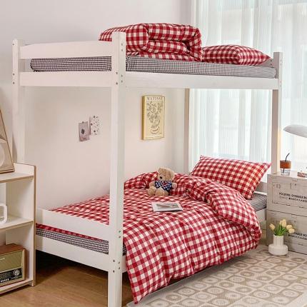 91家纺网 家纺一手货源 找家纺 （总）昔可 2022新款开学季全棉卡通印花学生三件套