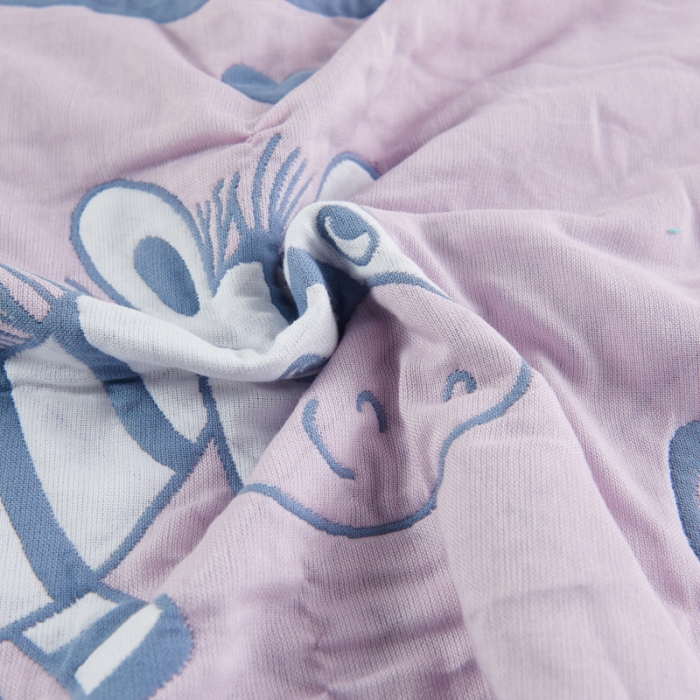 91家纺网 家纺一手货源 找家纺 （总）朴尔2022新款年彩色糖果纯棉三层纱布枕巾（一对装）