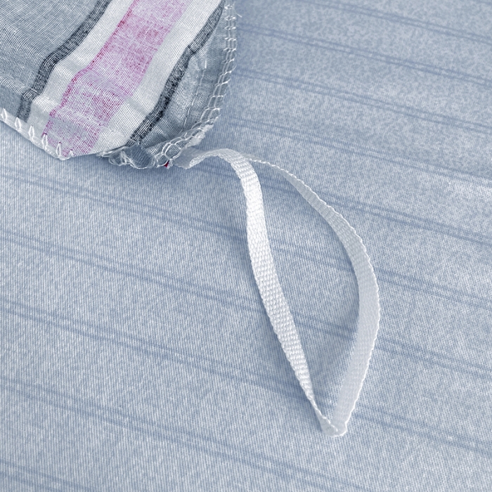 91家纺网 家纺一手货源 找家纺 昔可 2022新款开学季全棉卡通印花学生三件套 红蓝条