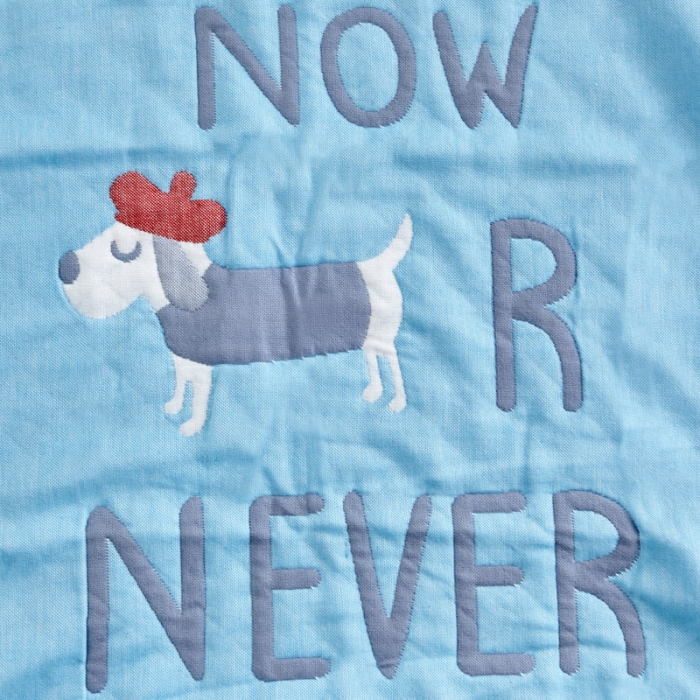 91家纺网 家纺一手货源 找家纺 朴尔2022新款年彩色糖果系列纯棉三层纱布枕巾（一对装） 调皮狗蓝