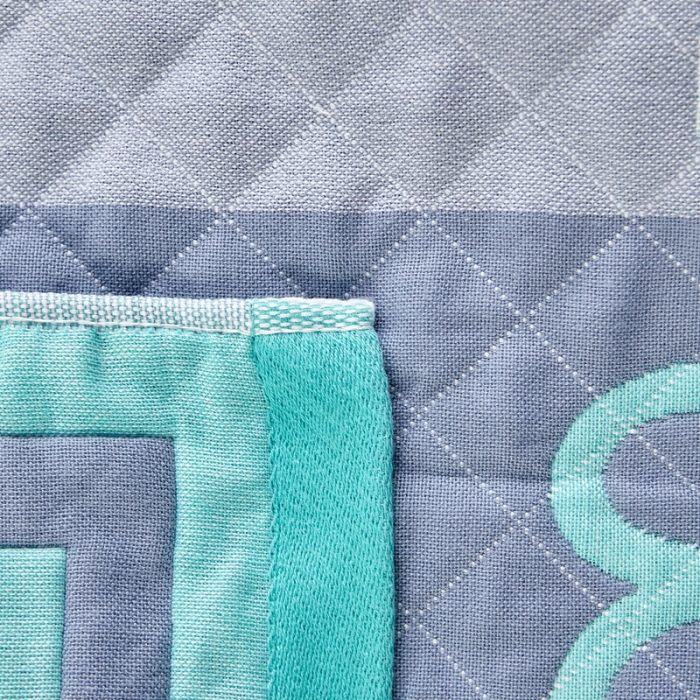 91家纺网 家纺一手货源 找家纺 朴尔2022新款年彩色糖果系列纯棉三层纱布枕巾（一对装） 调皮狗绿