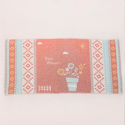 91家纺网 家纺一手货源 找家纺 （总）朴尔新款防滑半包按扣固定式全棉四层纱布枕巾（一对装）