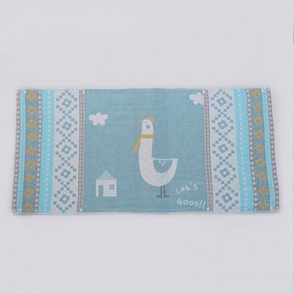 91家纺网 家纺一手货源 找家纺 （总）朴尔新款防滑半包按扣固定式全棉四层纱布枕巾（一对装）