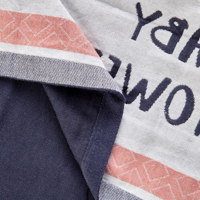 91家纺网 家纺一手货源 找家纺 朴尔2022新款朴尔纯色全棉三层定位枕巾（一对装） 呆萌小象墨兰