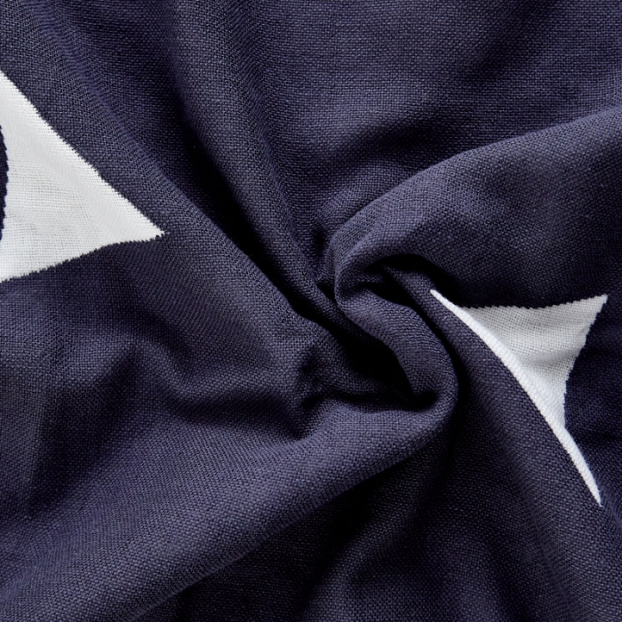 91家纺网 家纺一手货源 找家纺 朴尔2022新款朴尔纯色全棉三层定位枕巾（一对装） 冷感空间墨兰