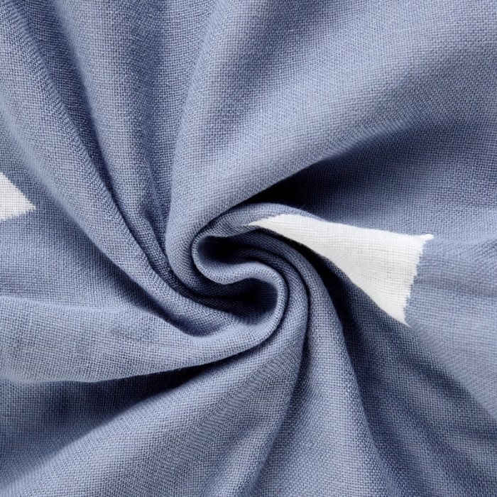 91家纺网 家纺一手货源 找家纺 朴尔2022新款朴尔纯色全棉三层定位枕巾（一对装） 冷感空间浅蓝