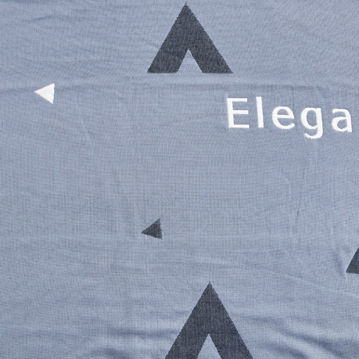 91家纺网 家纺一手货源 找家纺 朴尔2022新款朴尔纯色全棉三层定位枕巾（一对装） 优雅三角