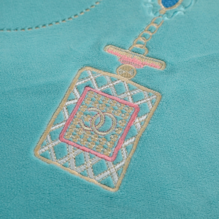 91家纺网 家纺一手货源 找家纺 优姿家纺 2022新款宽边10斤牛奶绒四件套 爱情密码-孔雀蓝