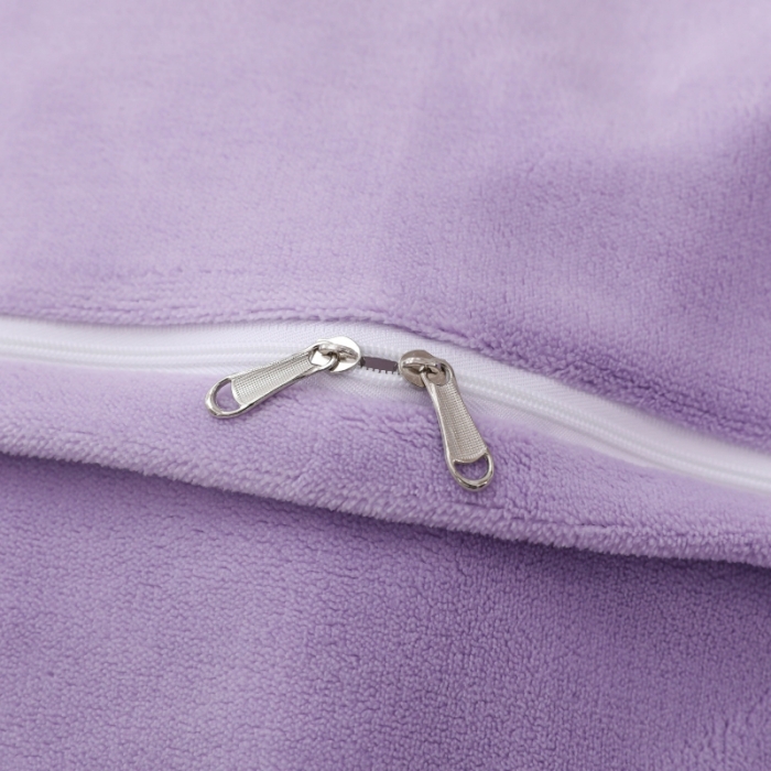 91家纺网 家纺一手货源 找家纺 优姿家纺 2022新款宽边10斤牛奶绒四件套 蝶舞花开-紫