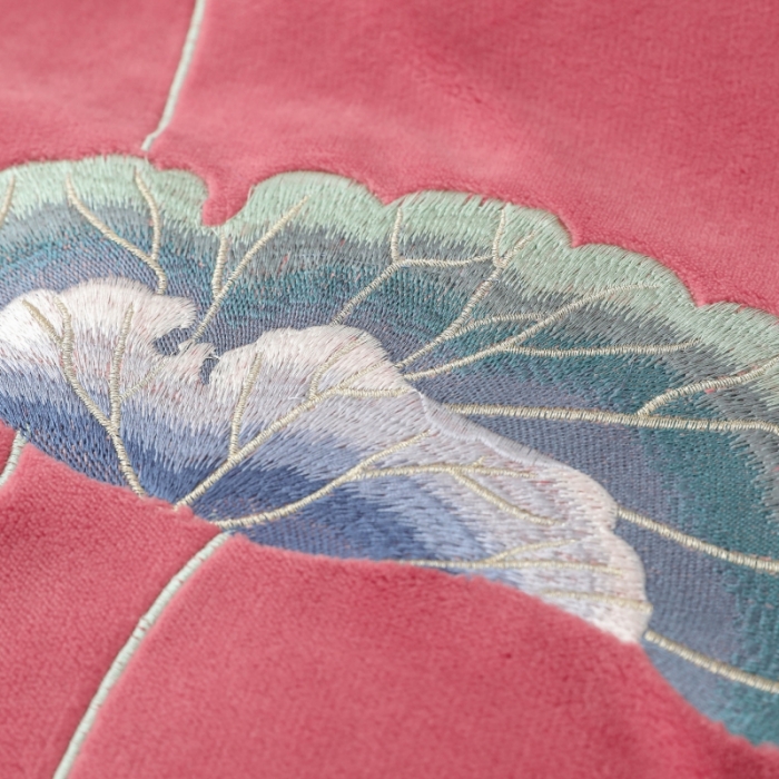 91家纺网 家纺一手货源 找家纺 优姿家纺 2022新款宽边10斤牛奶绒四件套 荷塘月色-豆沙