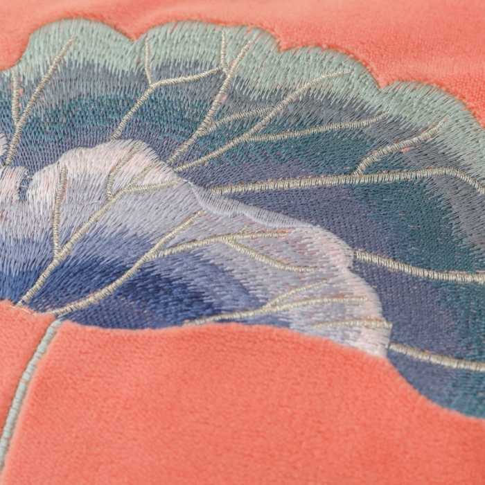 91家纺网 家纺一手货源 找家纺 优姿家纺 2022新款宽边10斤牛奶绒四件套 荷塘月色-香妃桔