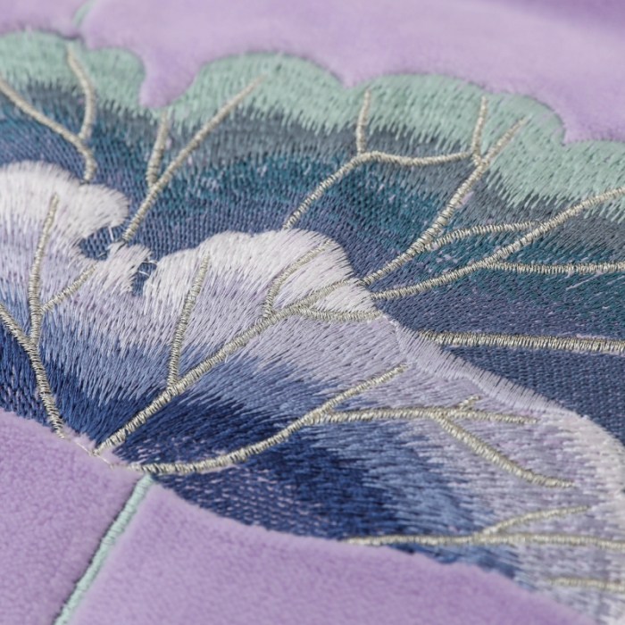 91家纺网 家纺一手货源 找家纺 优姿家纺 2022新款宽边10斤牛奶绒四件套 荷塘月色-紫