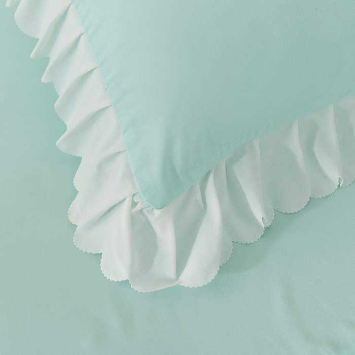 91家纺网 家纺一手货源 找家纺 梦之岛2022韩版宝贝兔系列毛巾绣四件套 宝贝兔-绿