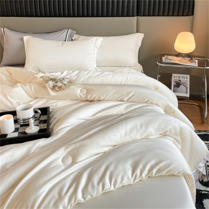 91家纺网 家纺一手货源 找家纺 A+爱家 2024新款A类冬被70%大豆被-豆语 豆语